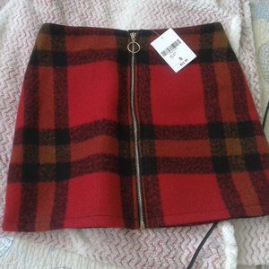 Plaid Skirt